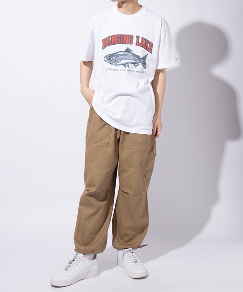 KELTY（ケルティ）の「【KELTY】ヴィンテージグラフィック　フィッシュ　Tシャツ A（Tシャツ/カットソー・メンズ・グレー/ホワイト・M/L）」の14枚目の写真