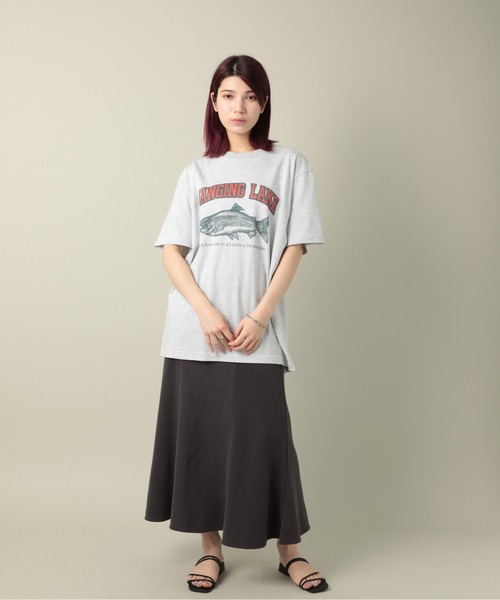KELTY（ケルティ）の「【KELTY】ヴィンテージグラフィック　フィッシュ　Tシャツ A（Tシャツ/カットソー・メンズ・グレー/ホワイト・M/L）」の5枚目の写真