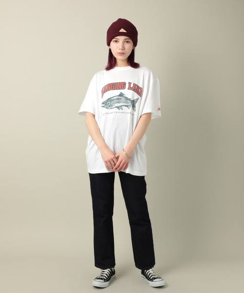 KELTY（ケルティ）の「【KELTY】ヴィンテージグラフィック　フィッシュ　Tシャツ A（Tシャツ/カットソー・メンズ・グレー/ホワイト・M/L）」の12枚目の写真