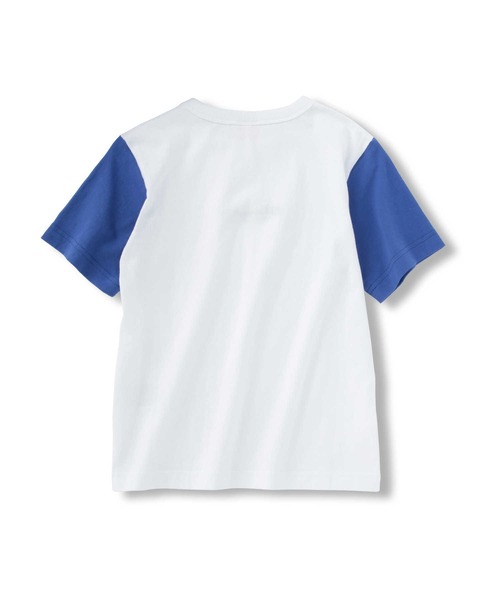 Champion（チャンピオン）の「【Champion】ロゴ刺繍クレイジーＴシャツ（Tシャツ/カットソー・キッズ・ブラック×グレー/ブルー/ライトインディゴブルー/グリーン・105/120/140/130）」の18枚目の写真