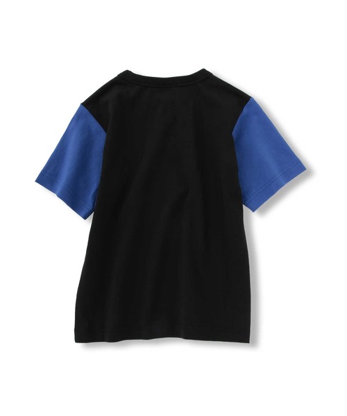 Champion（チャンピオン）の「【Champion】ロゴ刺繍クレイジーＴシャツ（Tシャツ/カットソー・キッズ・ブラック×グレー/ブルー/ライトインディゴブルー/グリーン・105/120/140/130）」の20枚目の写真