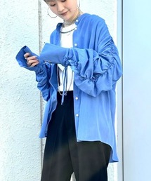 led.tokyo | 【led.tokyo】ボリュームギャザースリーブシャツ(シャツ/ブラウス)