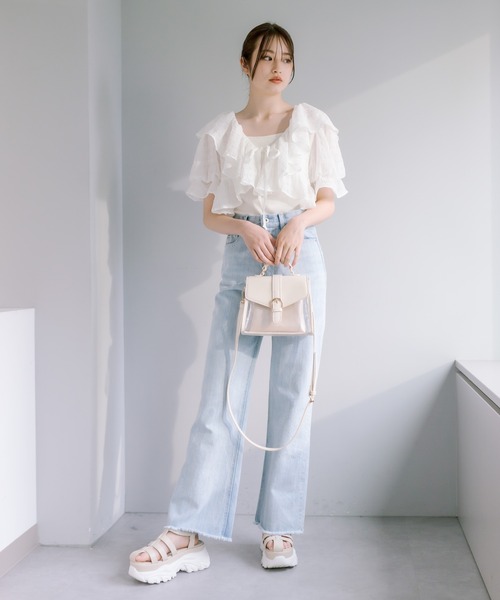 OLIVE des OLIVE（オリーブデオリーブ）の「【WEB限定カラー有】推しなフリルボレロワンピース　1031090520（ワンピース・レディース・ブラック/アイボリー/ブラック系その他・FREE）」の8枚目の写真