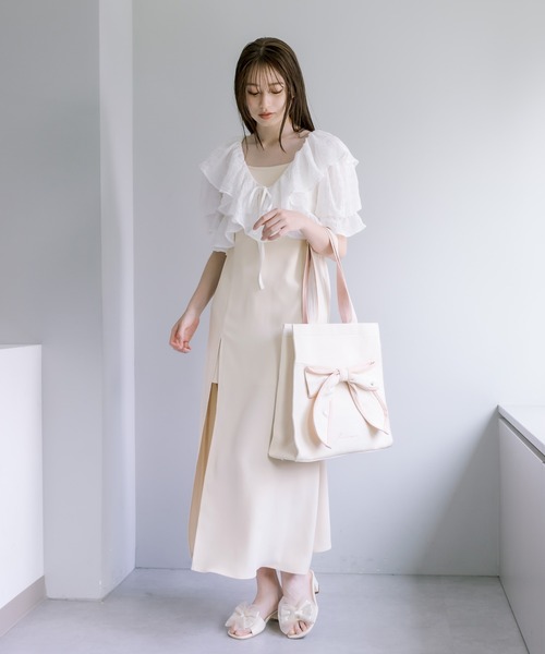 OLIVE des OLIVE（オリーブデオリーブ）の「【WEB限定カラー有】推しなフリルボレロワンピース　1031090520（ワンピース・レディース・ブラック/アイボリー/ブラック系その他・FREE）」の17枚目の写真