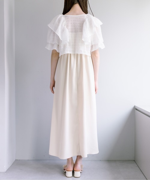 OLIVE des OLIVE（オリーブデオリーブ）の「【WEB限定カラー有】推しなフリルボレロワンピース　1031090520（ワンピース・レディース・ブラック/アイボリー/ブラック系その他・FREE）」の20枚目の写真