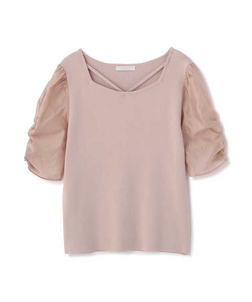 PROPORTION BODY DRESSING(プロポーションボディドレッシング)の「シアースリーブニット五分袖 / 1213170902(ニット/セーター・レディース・ブラック/ベージュ・SMALL/MEDIUM)」の16枚目の写真