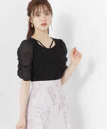 PROPORTION BODY DRESSING | シアースリーブニット五分袖 / 1213170902(ニット/セーター)