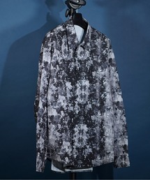ビッグシルエット総柄シャツ
