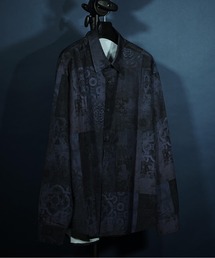 unrelaxing（アンリラクシング）の「ビッグシルエット総柄シャツ（シャツ/ブラウス）」