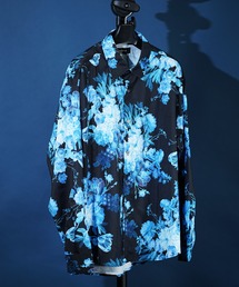 ビッグシルエット総柄シャツ