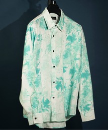 ビッグシルエット総柄シャツ