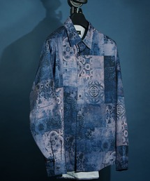 ビッグシルエット総柄シャツ