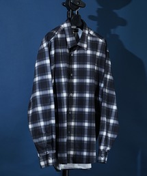 ビッグシルエット総柄シャツ