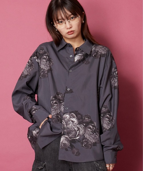 NYUDROP】GRAFFITI LOGO LINERIB S/S TEE / グラフィックロゴ