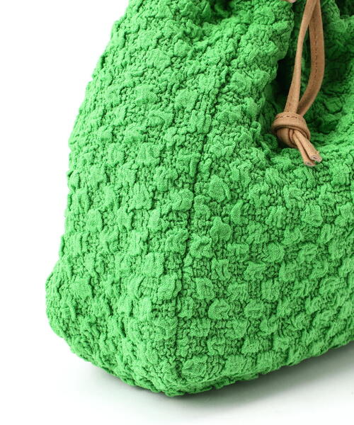 FREE'S MART（フリーズマート）の「◆ドローイング巾着バッグ（ハンドバッグ・レディース・ホワイト/ブラック/グリーン・ﾌﾘ-）」の20枚目の写真