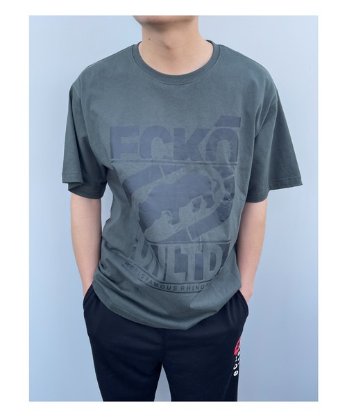 ecko unltd.(エコーアンリミテッド)の「【ecko unltd.】エコーアンリミテッド ブランドロゴ プリント Tシャツ ストリートウェア サイ ECM32201(Tシャツ/カットソー・メンズ・ダークグリーン/ホワイト/ブラック/レッド・M/L/LL)」の7枚目の写真