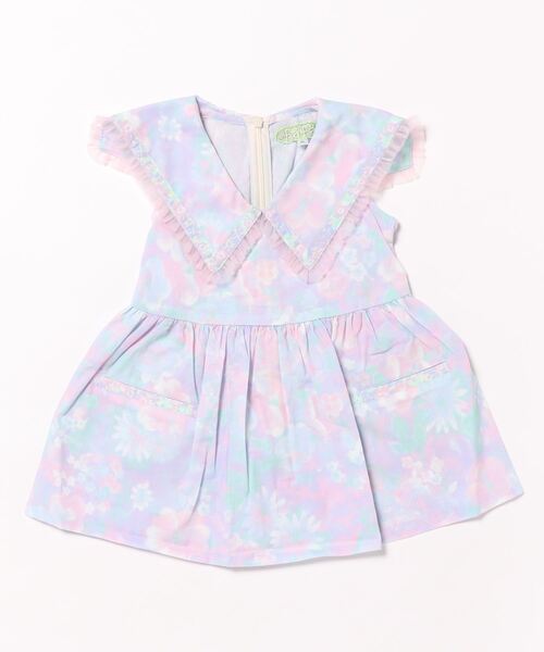 fafa（フェフェ）の「PIERETTE | ワンピース（ワンピース・キッズ・ライラック/レインボー・100/90）」の2枚目の写真