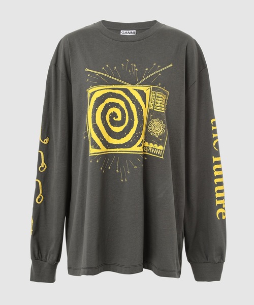 国内発送☆GANNI☆Future Heavy Jersey Long Sleeve T-shirt 楽天市場】GANNI ガニー 長袖 Tシャツ Future Heavy Jersey Long