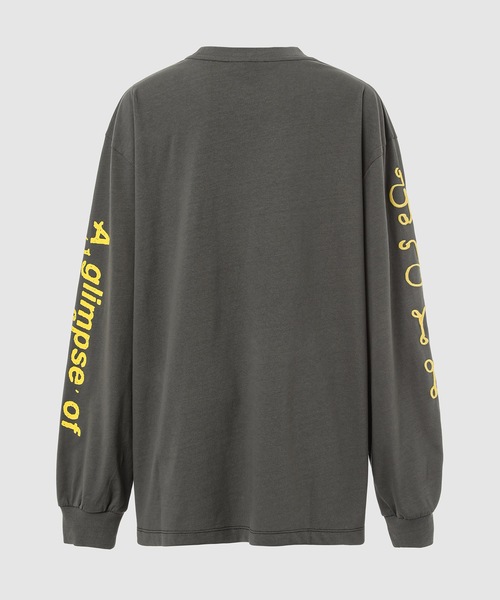 GANNI Future Heavy Jersey Rose Long Sleeve T-Shirt in