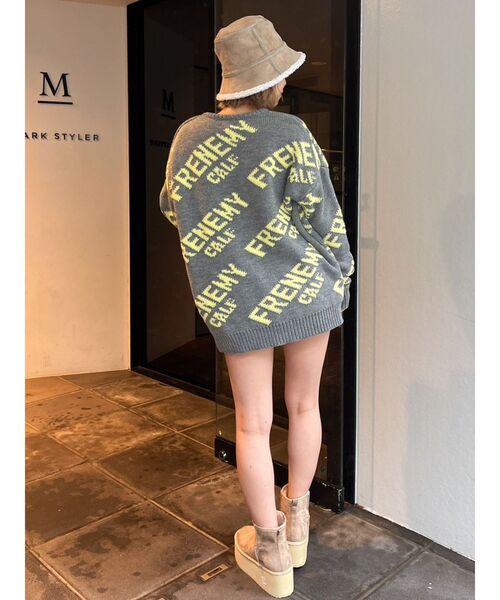 GYDA(ジェイダ)の「FRENEMY ニット トップス(ニット/セーター・レディース・ブラック/グレー/オフホワイト・FREE)」の12枚目の写真