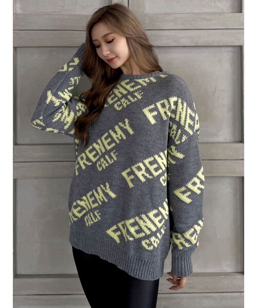 GYDA FRENEMY KNIT TOPS ジェイダ ニット トップス GYDA（ジェイダ）の「FRENEMY ニット トップス（ニット/セーター