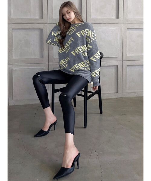 GYDA(ジェイダ)の「FRENEMY ニット トップス(ニット/セーター・レディース・ブラック/グレー/オフホワイト・FREE)」の17枚目の写真