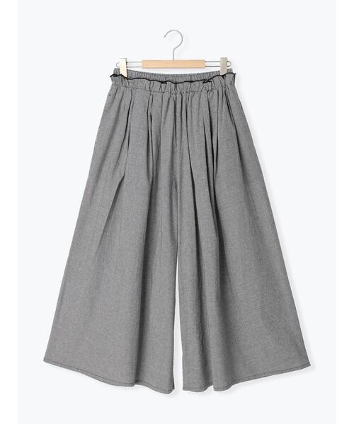 Samansa Mos2(サマンサ モスモス)の「ウエストフリルハカマパンツ(その他パンツ・レディース・ブラック/チャコールグレー/ネイビー/キナリ・F)」の13枚目の写真