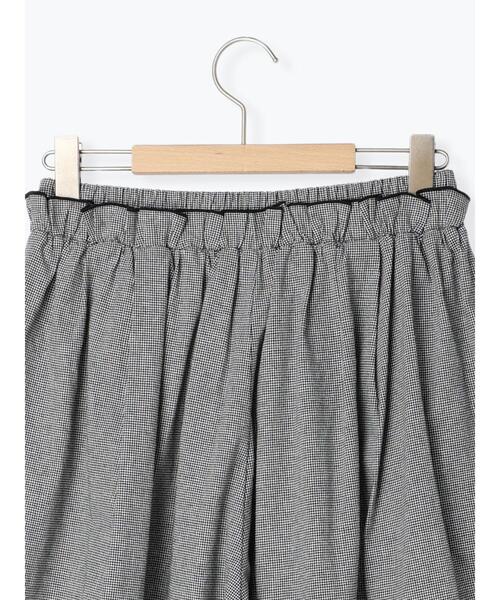 Samansa Mos2(サマンサ モスモス)の「ウエストフリルハカマパンツ(その他パンツ・レディース・ブラック/チャコールグレー/ネイビー/キナリ・F)」の18枚目の写真