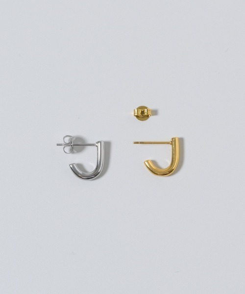 muku(ムク)の「金属アレルギー対応 Jカーブピアス/サージカルステンレス/316L(ピアス(両耳用)・レディース・ゴールド/シルバー・FREE)」の8枚目の写真