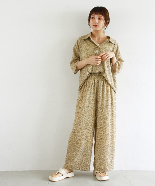 Crisp（クリスプ）の「花柄イージーパンツ（その他パンツ・レディース・ブラック/イエロー/ブルー・FREE）」の19枚目の写真