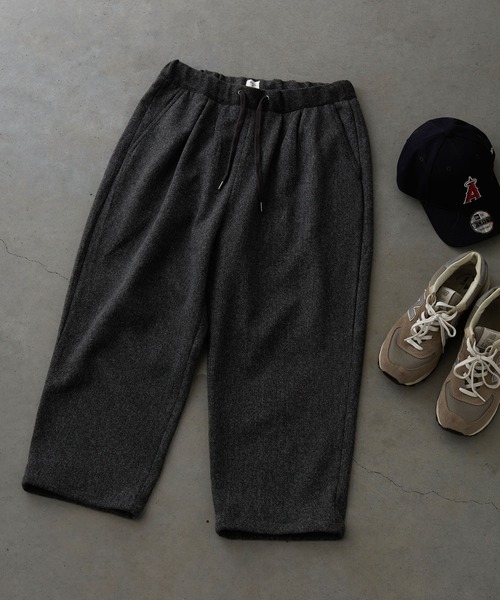 ＪＵＧＬＡＮＳ（ユグランス）の「【Revo.】メルトンワイドイージーパンツ/メンズ（その他パンツ・メンズ・ベージュ/ブラック/チャコール・M/L）」の3枚目の写真
