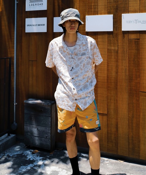 roial（ロイアル）の「SS SHIRT/ROAIL(ロイアル)ペイズリーパターンボックスシルエット半袖総柄シャツ（シャツ/ブラウス・メンズ・ベージュ/ネイビー・MEDIUM/X-LARGE/LARGE）」の10枚目の写真