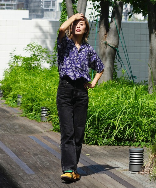 roial（ロイアル）の「SS SHIRT/ROAIL(ロイアル)ペイズリーパターンボックスシルエット半袖総柄シャツ（シャツ/ブラウス・メンズ・ベージュ/ネイビー・MEDIUM/X-LARGE/LARGE）」の20枚目の写真