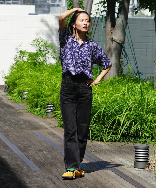 roial（ロイアル）の「SS SHIRT/ROAIL(ロイアル)ペイズリーパターンボックスシルエット半袖総柄シャツ（シャツ/ブラウス・メンズ・ベージュ/ネイビー・MEDIUM/X-LARGE/LARGE）」の21枚目の写真