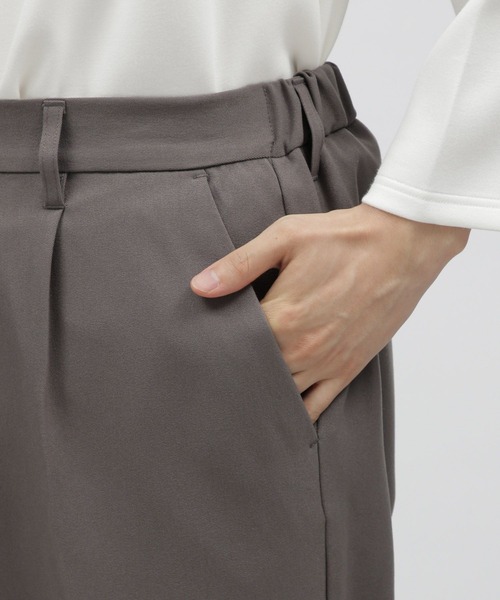 LAKOLE（ラコレ）の「ウールライクPEタックパンツ / 966762（その他パンツ・メンズ・ブラウン/グレー/ブラック・MEDIUM/LARGE）」の11枚目の写真