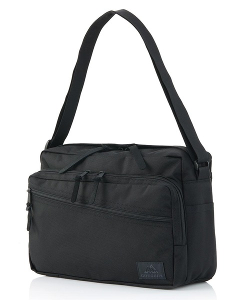 GREGORY(グレゴリー)の「UTILITY SHOULDER L / ユーティリティーショルダーL / コーデュラバリスティックブラック(ショルダーバッグ・メンズ・ブラック・FREE)」の1枚目の写真