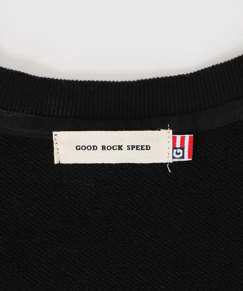 GOOD ROCK SPEED(グッドロックスピード)の「【GOOD ROCK SPEED】Mickey : C/N SWEAT(スウェット・レディース・ブラック/ホワイト/チャコールグレー・LARGE)」の11枚目の写真