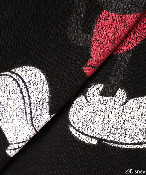 GOOD ROCK SPEED(グッドロックスピード)の「【GOOD ROCK SPEED】Mickey : C/N SWEAT(スウェット・レディース・ブラック/ホワイト/チャコールグレー・LARGE)」の9枚目の写真