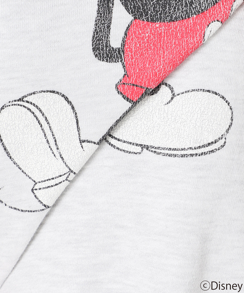 GOOD ROCK SPEED(グッドロックスピード)の「【GOOD ROCK SPEED】Mickey : C/N SWEAT(スウェット・レディース・ブラック/ホワイト/チャコールグレー・LARGE)」の7枚目の写真