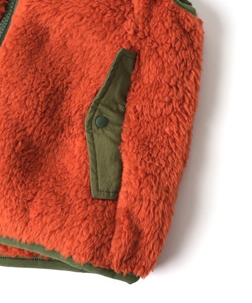 BREEZE（ブリーズ）の「【ユニセックス】ファーフリースベスト（ベスト・キッズ・ブラック/ピンク/キャメル/アイボリー/オレンジ/グリーン/オフホワイト・130/90/120/150/140/80/110/100）」の12枚目の写真