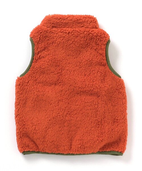 BREEZE（ブリーズ）の「【ユニセックス】ファーフリースベスト（ベスト・キッズ・ブラック/ピンク/キャメル/アイボリー/オレンジ/グリーン/オフホワイト・130/90/120/150/140/80/110/100）」の18枚目の写真