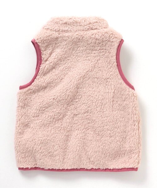 BREEZE（ブリーズ）の「【ユニセックス】ファーフリースベスト（ベスト・キッズ・ブラック/ピンク/キャメル/アイボリー/オレンジ/グリーン/オフホワイト・130/90/120/150/140/80/110/100）」の20枚目の写真
