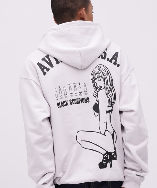 avirex  星 パーカー ブラック L AVIREX（アヴィレックス） パーカー メンズ : ZOZOTOWN Yahoo!店