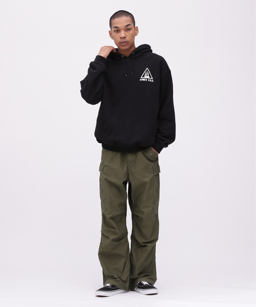 AVIREX(アヴィレックス)の「《WEB&DEPOT限定》BLACK SCORPION SWEAT PULL OVER PARKA / ブラックスコーピオン スウェット プルオーバー パーカー / AVIREX / アヴィレックス(パーカー・メンズ・マスタード/オリーブ系/ブラック/オレンジ・MEDIUM/FREE/X-LARGE/XX-LARGE/LARGE)」の19枚目の写真