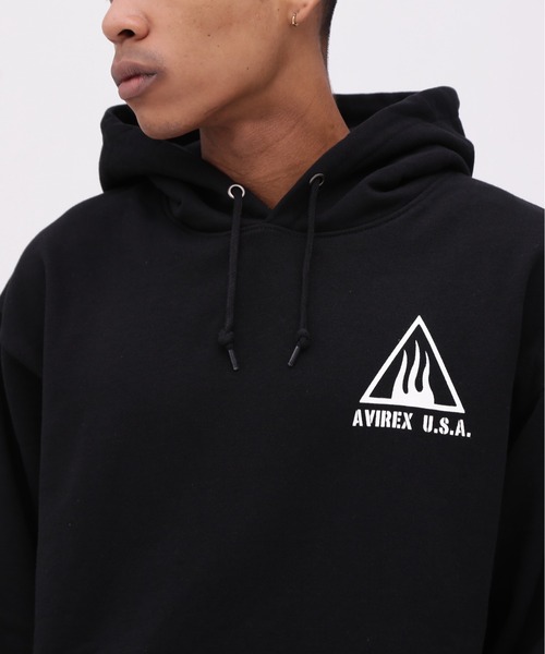 WEB&DEPOT限定》BLACK SCORPION SWEAT PULL OVER PARKA / ブラック