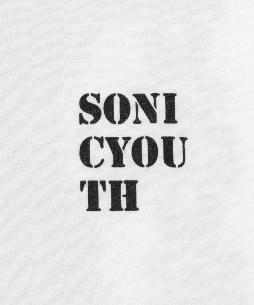 bonjour records（ボンジュールレコーズ）の「【Bonjour Records/ボンジュールレコード】 Original Sonic Youth Tee オリジナル ソニックユース ショートスリーブTシャツ（Tシャツ/カットソー・メンズ・ブラック/ホワイト・M/S/L/XL）」の6枚目の写真