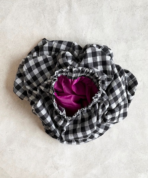 A BOND（アボンド）の「バッファローチェックティアードスカート（kids/S～LL）（スカート・キッズ・ピンク/グレー/ブラウン・LL/S/M/L）」の5枚目の写真