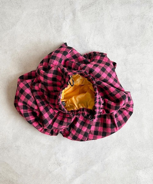 A BOND（アボンド）の「バッファローチェックティアードスカート（kids/S～LL）（スカート・キッズ・ピンク/グレー/ブラウン・LL/S/M/L）」の7枚目の写真