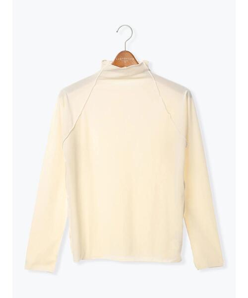 Lugnoncure（ルノンキュール）の「ベロアメロートップス（ニット/セーター・レディース・オフホワイト/ブラック/グレー・F）」の18枚目の写真