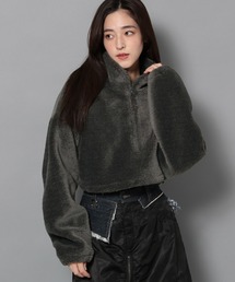 Anui | 【UNISEX】ボアハーフZIPプルオーバー(その他アウター)